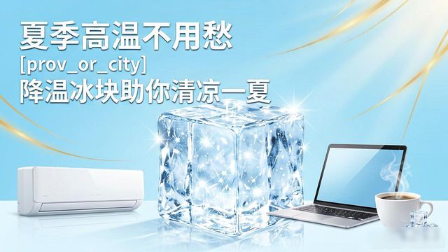 夏季高温不用愁 温州降温冰块助你清凉一夏